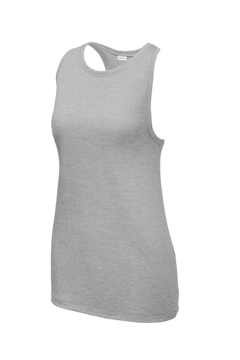 Sport-Tek® Women's PosiCharge® Tri-Blend Wicking Tank- Softball - Image 2