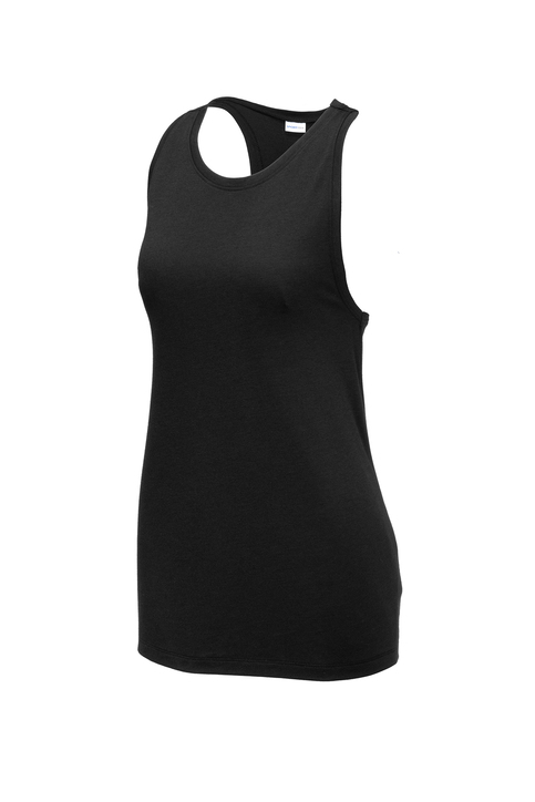 Sport-Tek® Women's PosiCharge® Tri-Blend Wicking Tank- Softball - Image 4